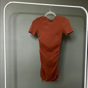 Zara Brown/Orange Dress